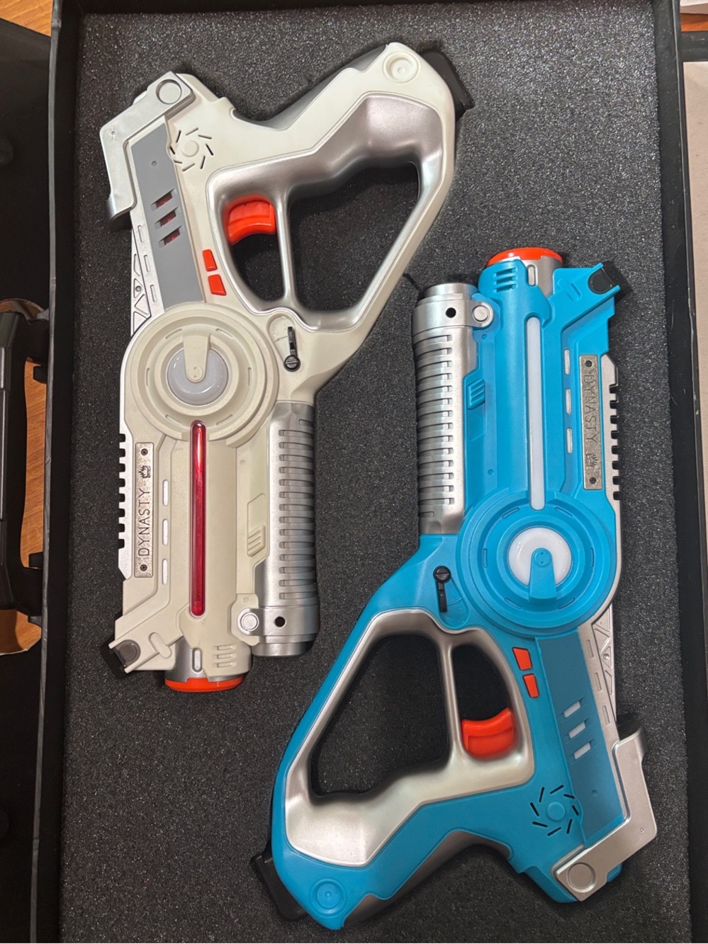 🆕 Kids Laser Blaster Pair - Blue & White